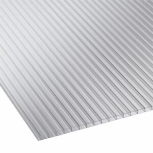 5mm clear twin wall hollow polycarbonate sheets